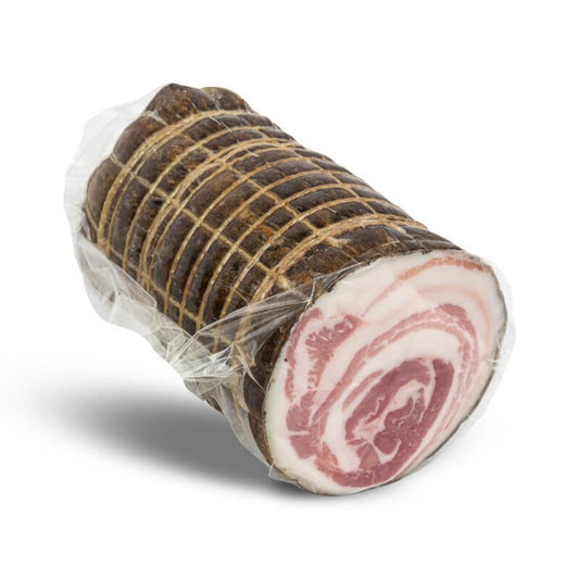 Pancetta pepata e caramellata