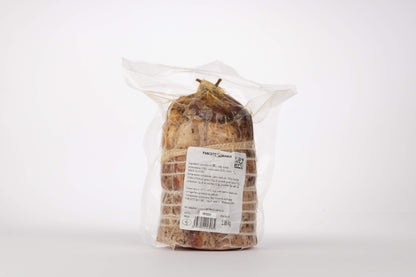 Pancetta arrotolata e scotennata