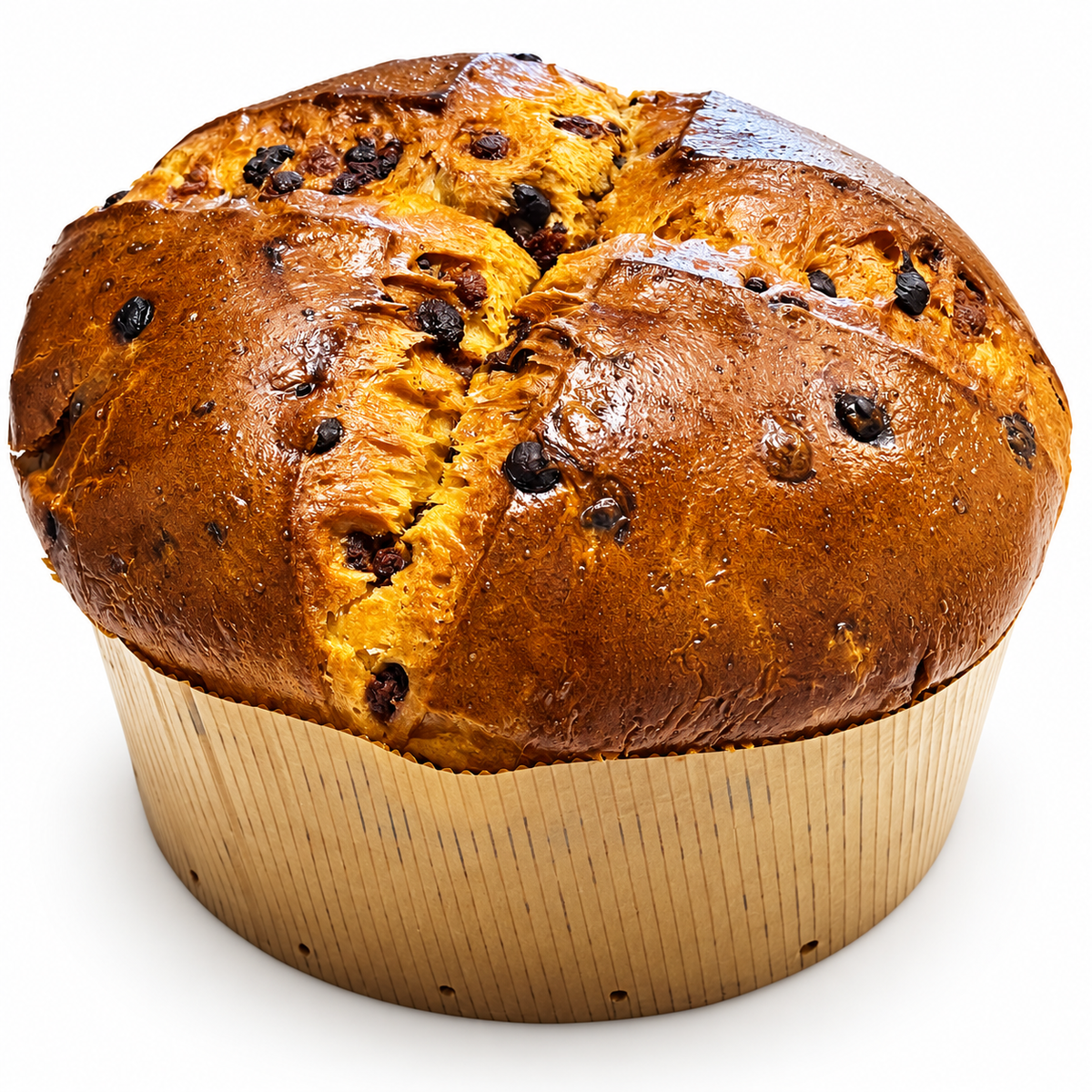 Panettone artigianale ai tre cioccolati